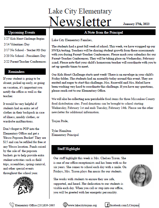 LCES Newsletter