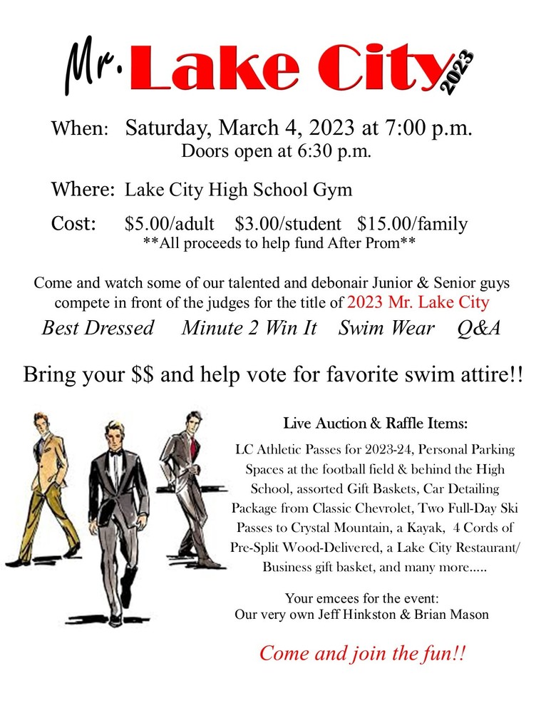 Mr. Lake City 2023 Flyer