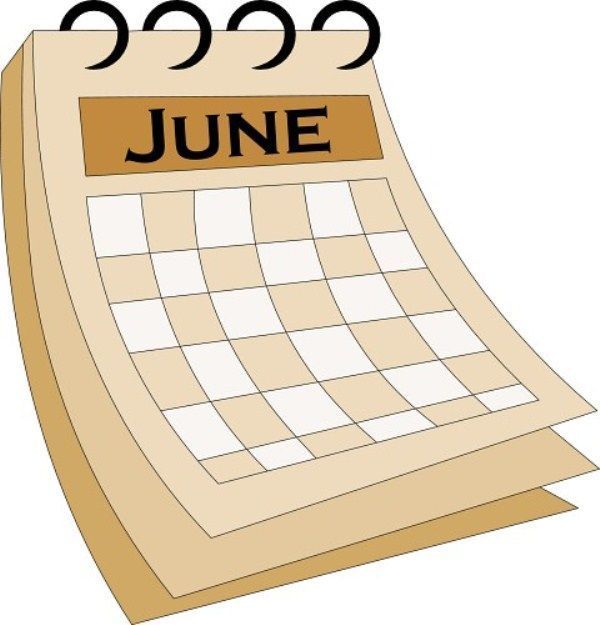 Generic June Calendar